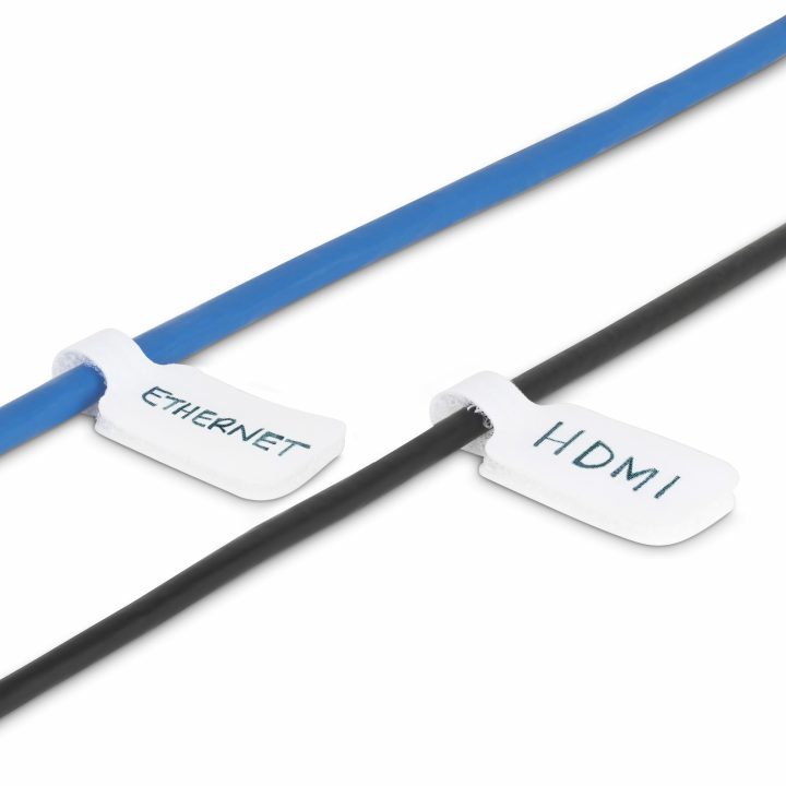 StarTech.com Paquete de 100 - Etiquetas Blancas de 9cm para Cables -…