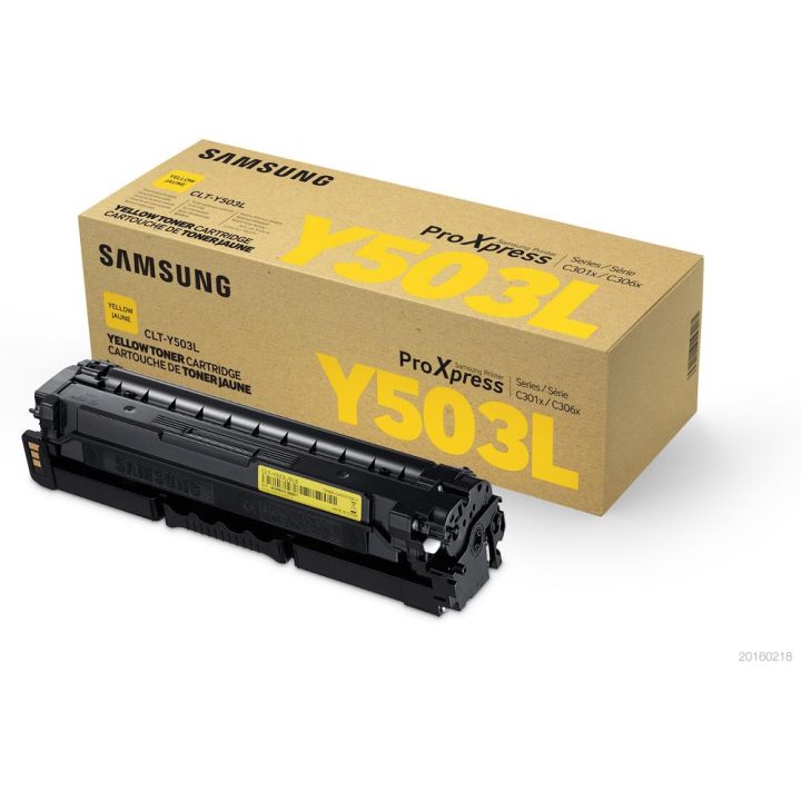 Samsung Cartucho de Tóner Original HP CLT-Y503L amarelo de alta…