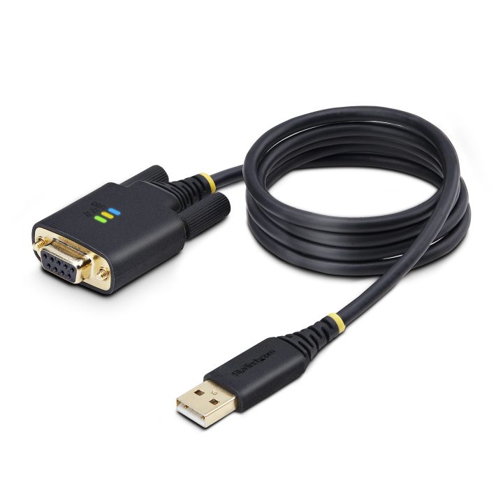StarTech.com Cable Adaptador USB a Serie de Módem Nulo de 1m -…