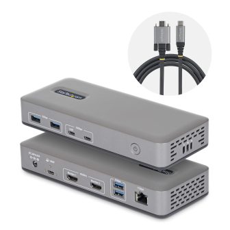 StarTech.com Estação de Acoplamento USB-C para 2 Monitores HDMI - 4K…