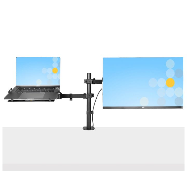 StarTech.com Braço de Suporte Ajustável para Monitor com Bandeja VESA…