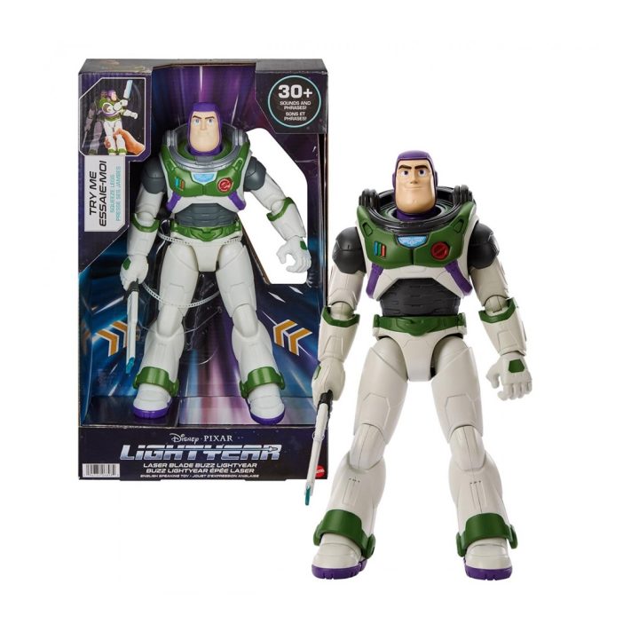 Figura Mattel Buzz Lightyear com luz e som 30 cm (HJC64)