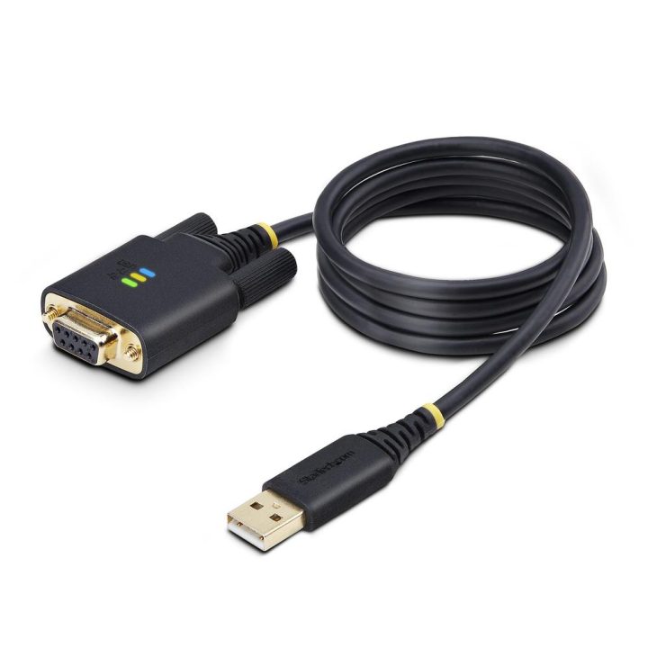 StarTech.com 1m Null Modem USB to Serial Adapter Cable - COM…