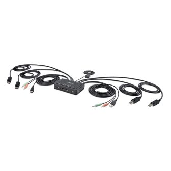 StarTech.com Switch Conmutador Cable KVM de 2 Puertos para 2…
