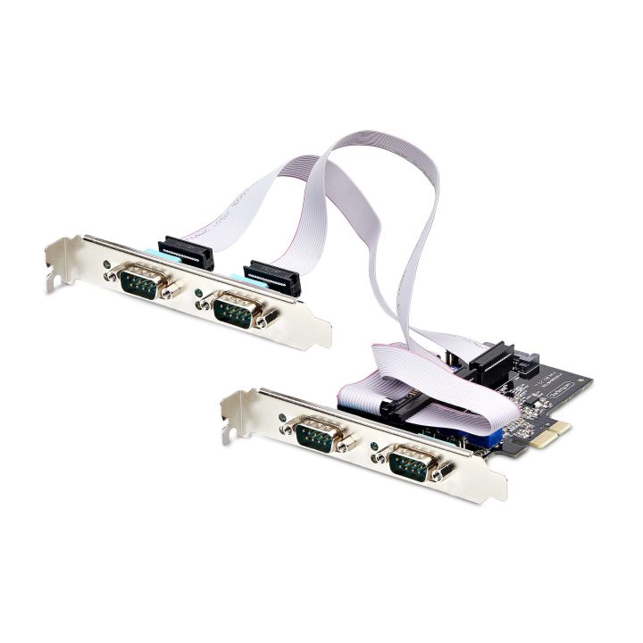 StarTech.com Placa de Expansão PCI Express Série de 4 Portas DB9 -…
