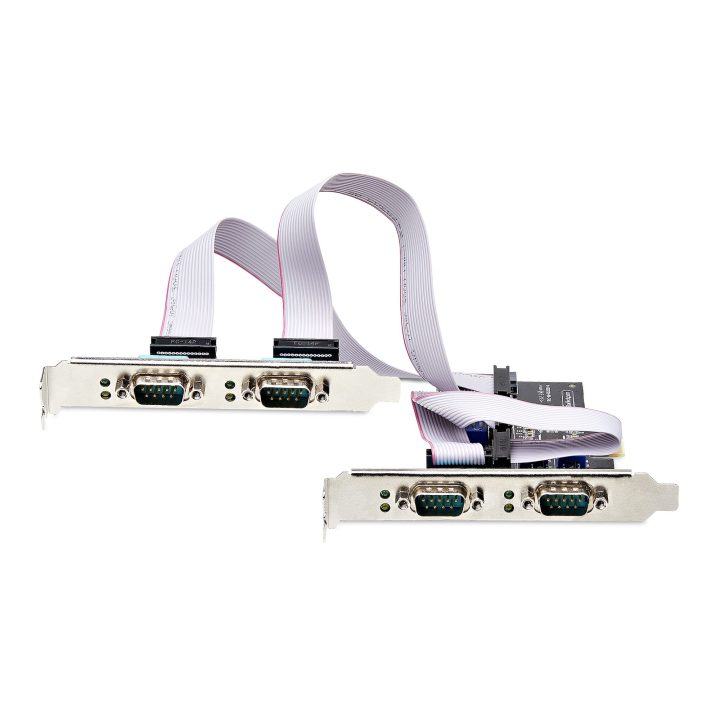 StarTech.com 4-Port DB9 PCI Express Serial Card - RS232/RS422/RS485 -…