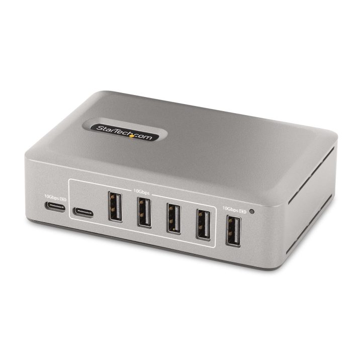 StarTech.com 10-Port USB-C Hub - 8x USB-A/2x USB-C - with 65W Power…