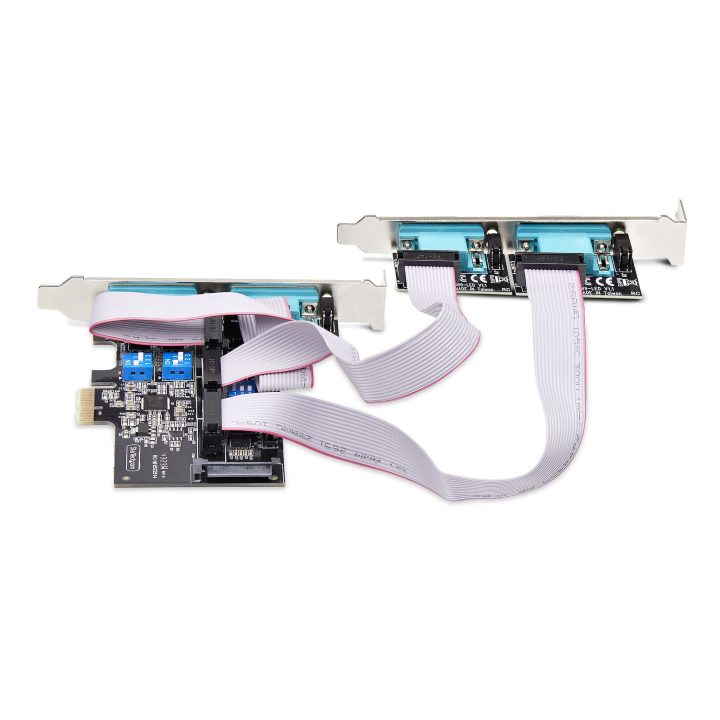 StarTech.com Tarjeta Serie PCI Express de 4 Puertos DB9 - Serial…