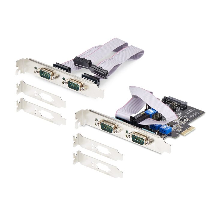 StarTech.com 4-Port DB9 PCI Express Serial Card - RS232/RS422/RS485 -…