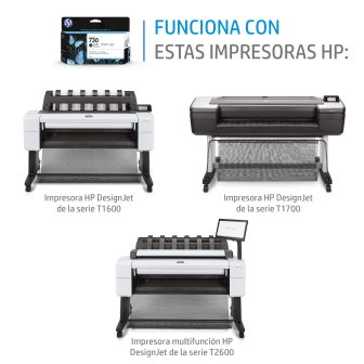HP Cartucho de tinta DesignJet 730 preto mate de 130 ml