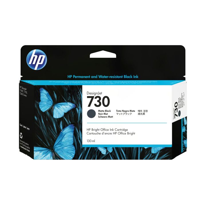 HP DesignJet 730 Matte Black Ink Cartridge 130 ml