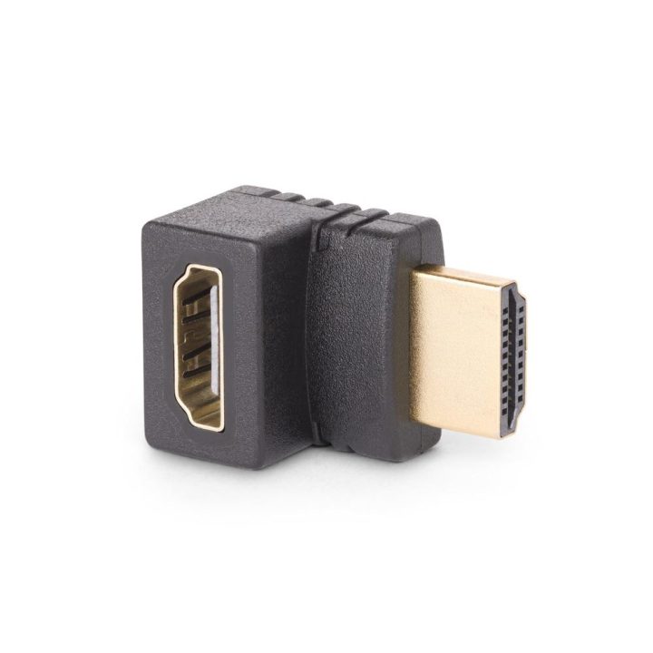 StarTech.com Up-Angle HDMI 2.0 Adapter - Male to Female - Right-Angle…