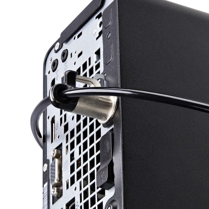 StarTech.com Desktop or Laptop and Peripheral Lock Set - 3m Steel…