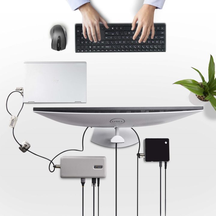 StarTech.com Conjunto de Candado para Computador de Mesa ou Portátil…