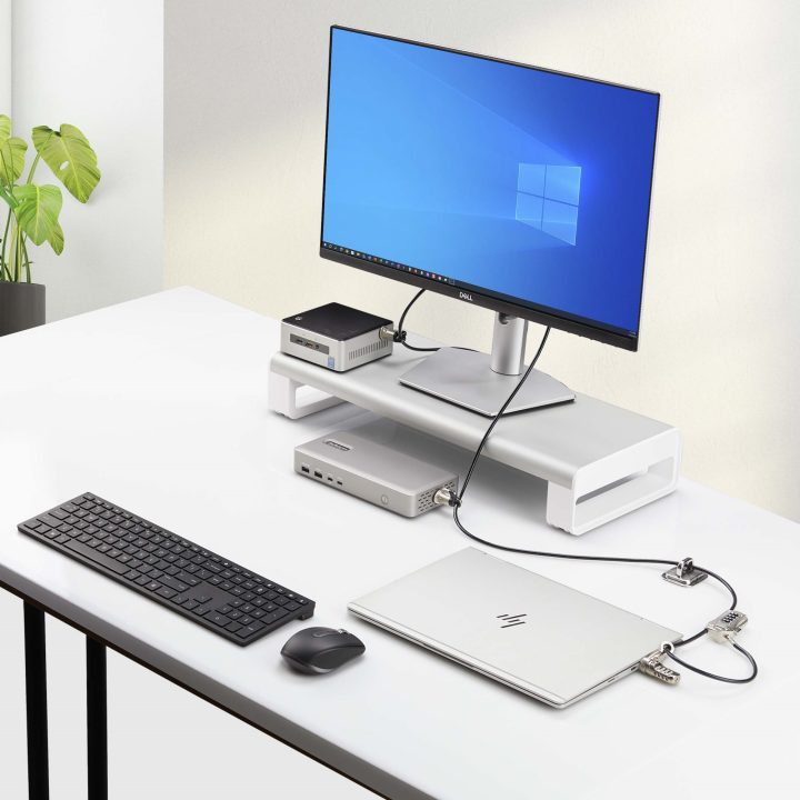 StarTech.com Desktop or Laptop and Peripheral Lock Set - 3m Steel…