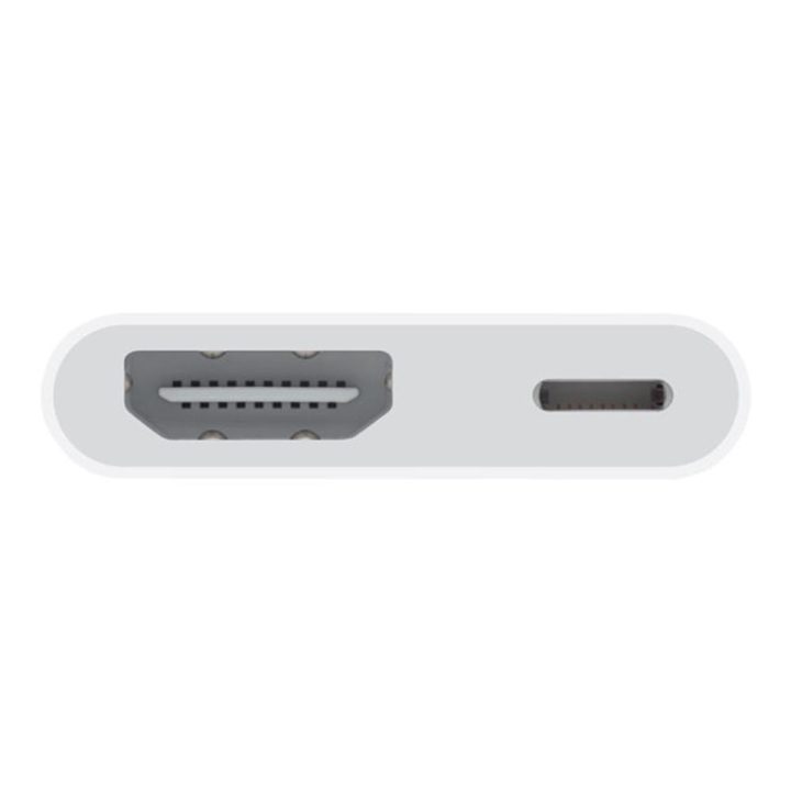 Adaptador Lightning para HDMI - Lightning Apple macho-fêmea-branco…