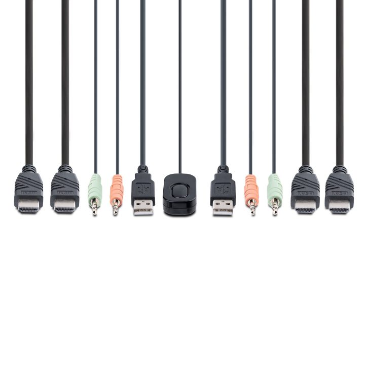 StarTech.com Cabo Comutador KVM de 2 Portas HDMI - 4K60 - Cabos…