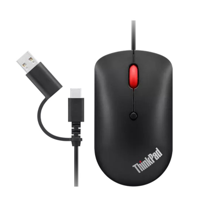 Lenovo 4Y51D20850 Mouse Office Ambidextrous USB Type-C Optical 2400…