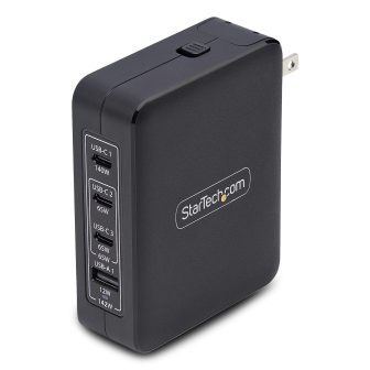 StarTech.com Carregador de Parede USB-C/USB-A GaN PD de 140W - 3x…
