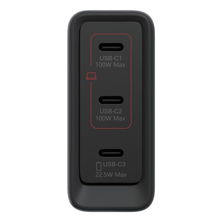 Lenovo 40AW100BEU Universal Mobile Device Charger Black AC Indoor