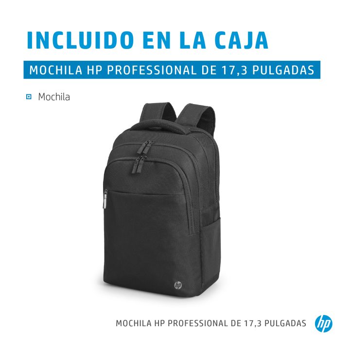 Mochila HP Professional de 17,3 polegadas