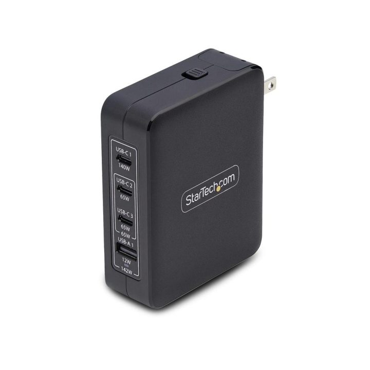 StarTech.com Cargador USB-C/USB-A de Pared GaN PD de 140W - 3x…