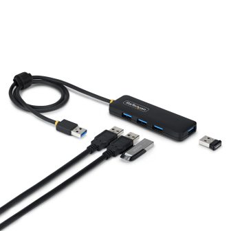 StarTech.com Hub USB-A de 4 Puertos - 5 Gbps - Ladrón USB Alimentado…