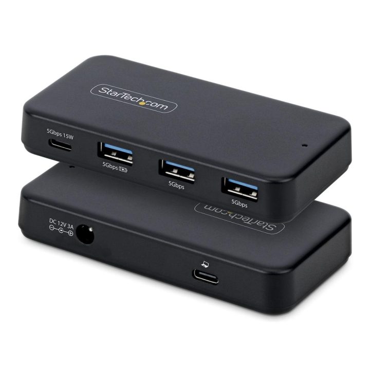 StarTech.com 4-Port USB-C and Type A Hub - 5Gbps USB Splitter -…