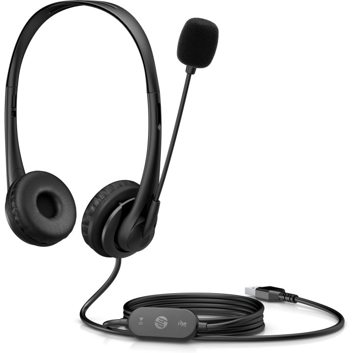HP Estéreo auriculares de diadema con cable