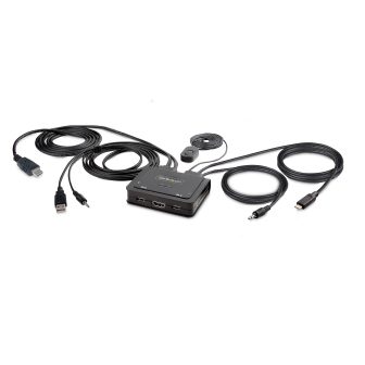 StarTech.com Cabo Switch KVM Híbrido de 2 Portas USB-C HDMI - 4K 60Hz…