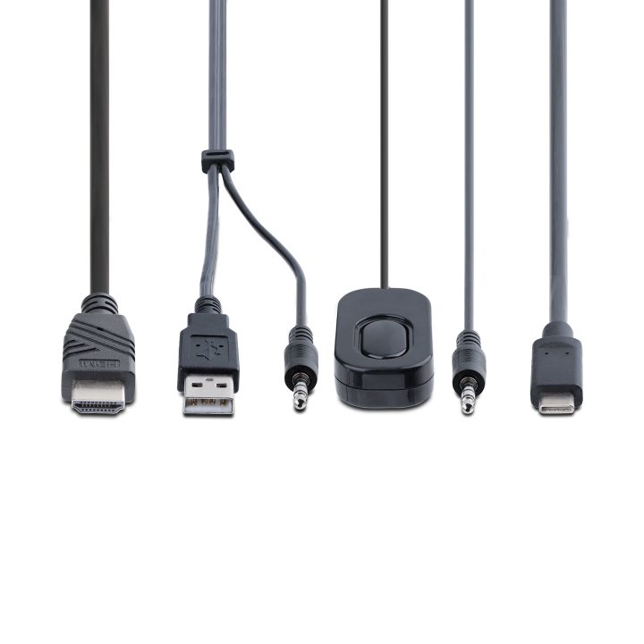 StarTech.com 2-Port Hybrid USB-C HDMI KVM Switch Cable - 4K 60Hz -…