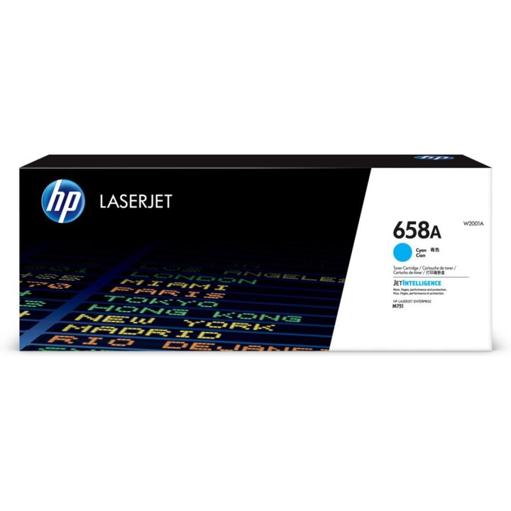 HP Cartucho de Toner Original LaserJet 658A Ciano
