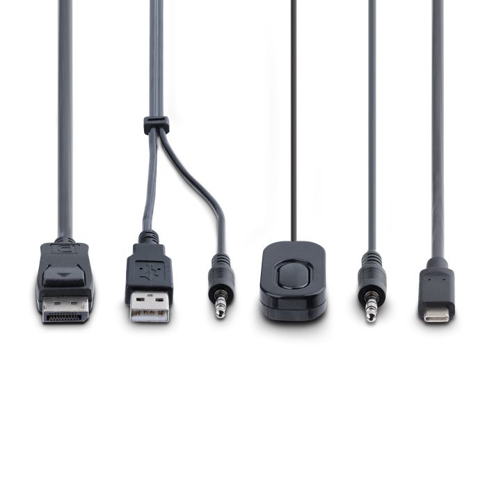 StarTech.com 2-Port Hybrid USB-C KVM Switch Cable - 4K60 - Integrated…