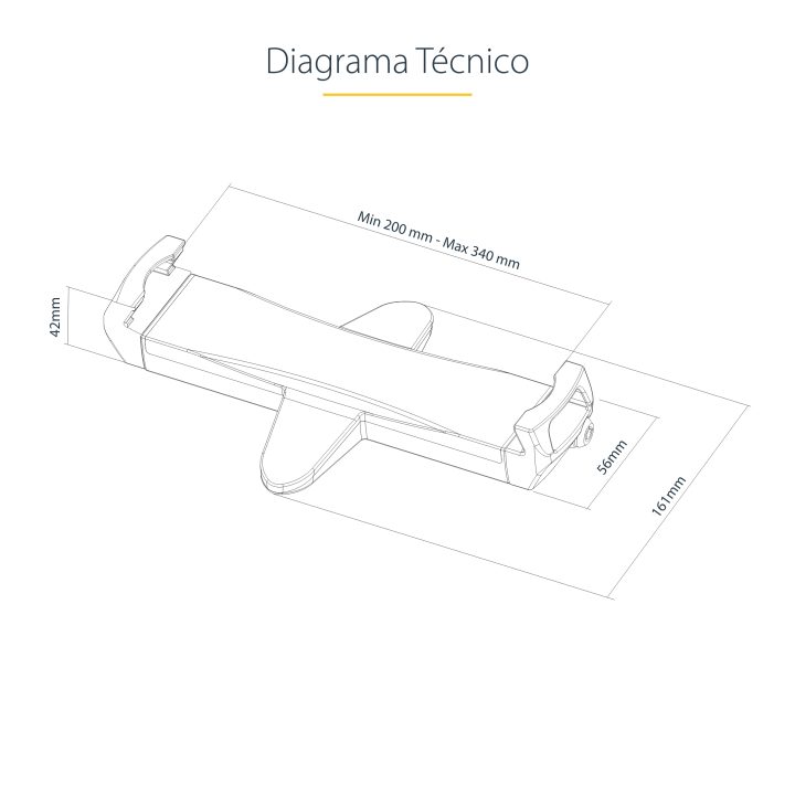 StarTech.com VESA Mounting Adapter for 7.9 to 12.5 Inch Tablets - Up…