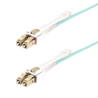 StarTech.com 5m Multimode LC to LC (UPC) OM4 Fiber Optic Cable - with…