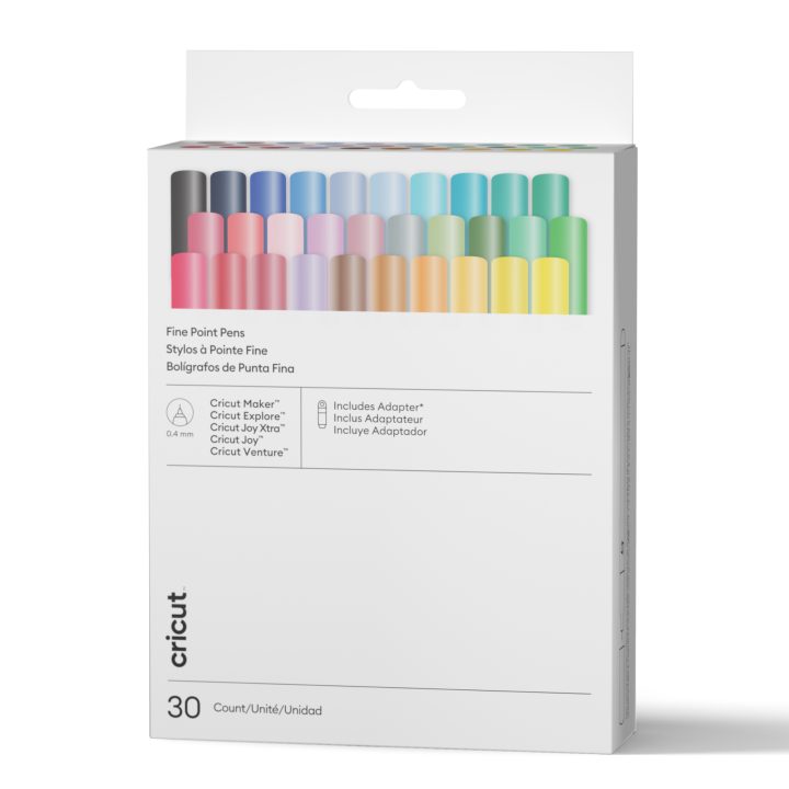Cricut bolígrafos de punta fina de 0.4 mm, gama ultimate (30 uds.) +…