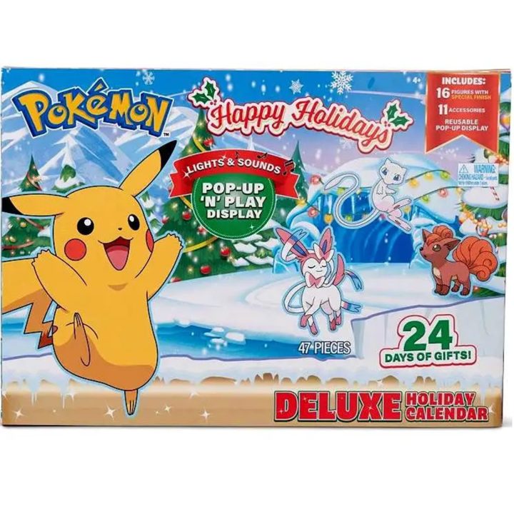 Calendário do Advento Pokémon Deluxe Holiday Version de-fr-nl…