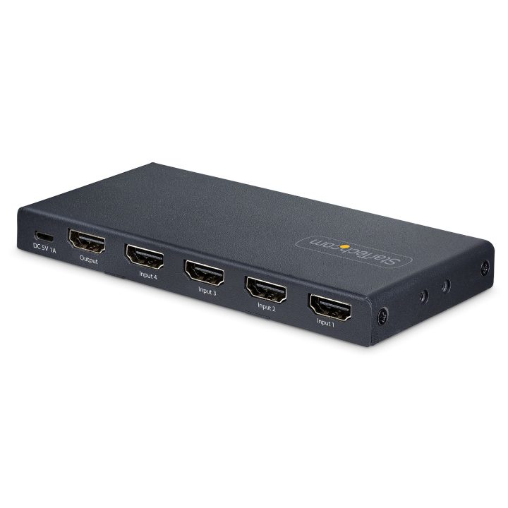 StarTech.com 4-Port 8K @ 60Hz HDMI Switch - 4K @ 120Hz HDR10+ UHD…