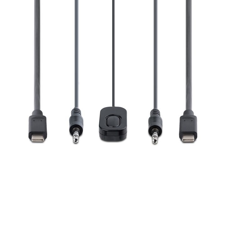 StarTech.com 2-Port USB-C KVM Switch Cable - 4K60 - DisplayPort -…