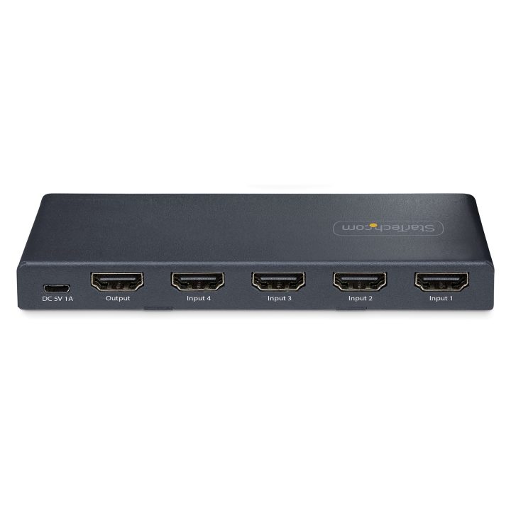 StarTech.com 4-Port 8K @ 60Hz HDMI Switch - 4K @ 120Hz HDR10+ UHD…