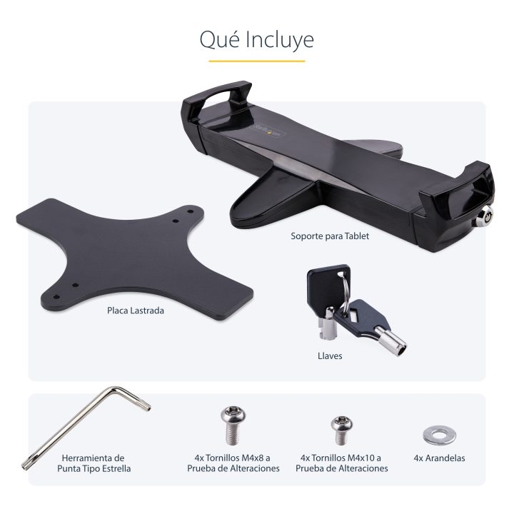 StarTech.com VESA Mounting Adapter for 7.9 to 12.5 Inch Tablets - Up…