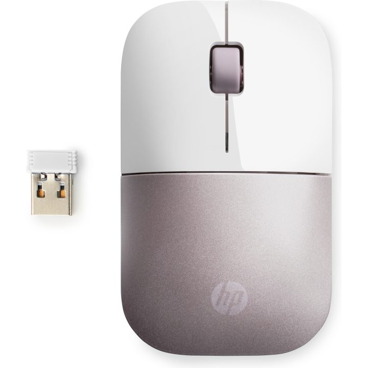 HP Z3700 Wireless Mouse (White/Pink)