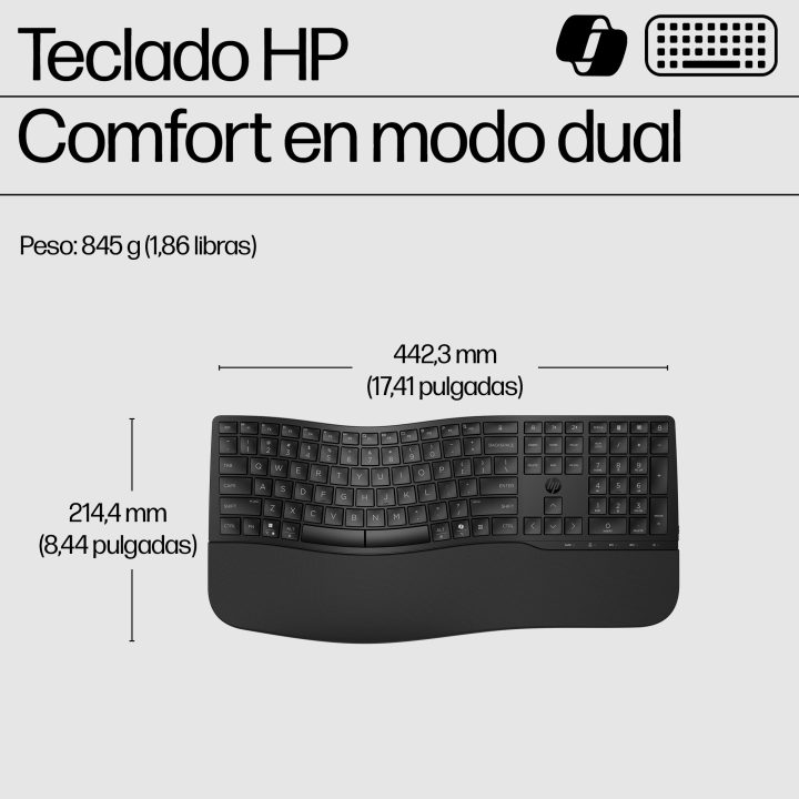 HP 685 Comfort Dual Mode Keyboard