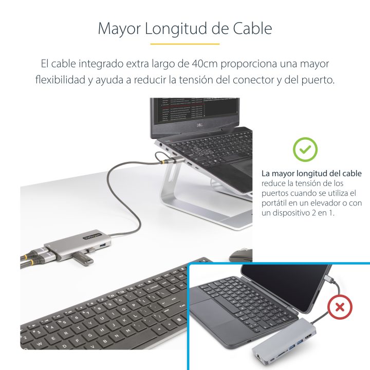 StarTech.com Adaptador Multipuertos USB-C - HDMI Doble…