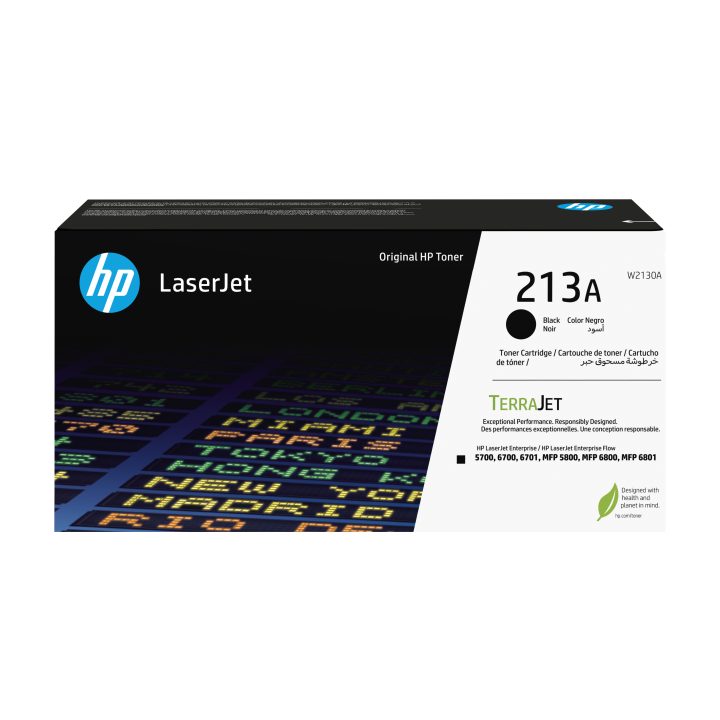 HP Cartucho de tóner Original LaserJet 213A preto