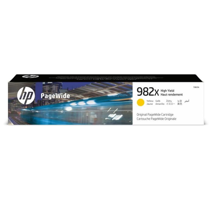 Cartucho HP PageWide 982X Original de alta capacidade amarelo