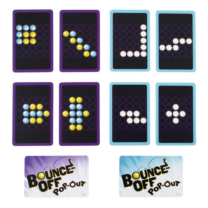 Mattel Games BOUNCE-OFF POP-OUT Board Game for Kids Ages 7+