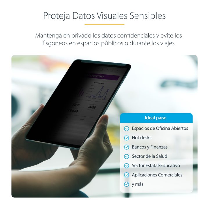 StarTech.com Filtro de Privacidad Táctil de 4 Vías para Orientación…