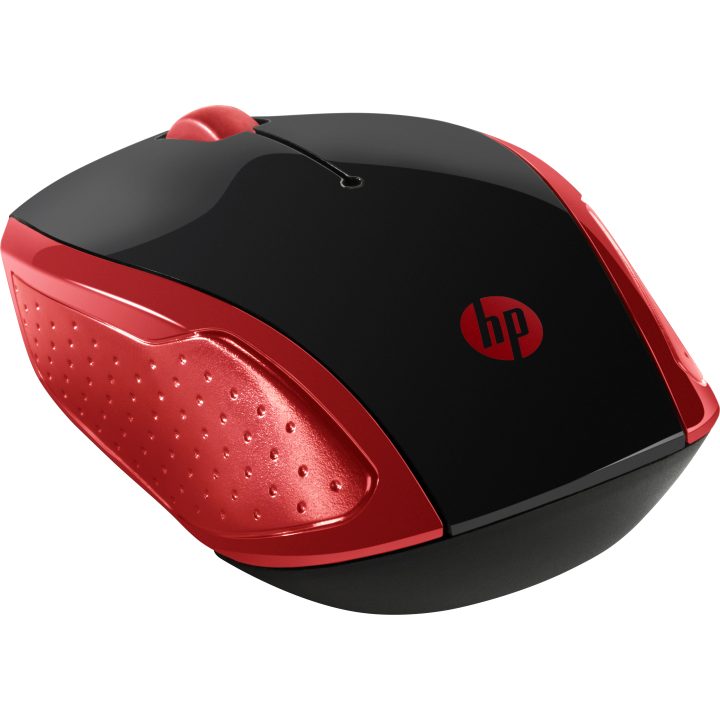 Rato sem fios HP 200 (Vermelho Imperial)