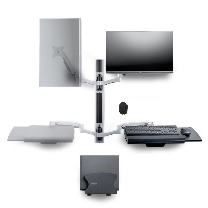 StarTech.com Estação de Trabalho Suporte de Parede para Monitor VESA…